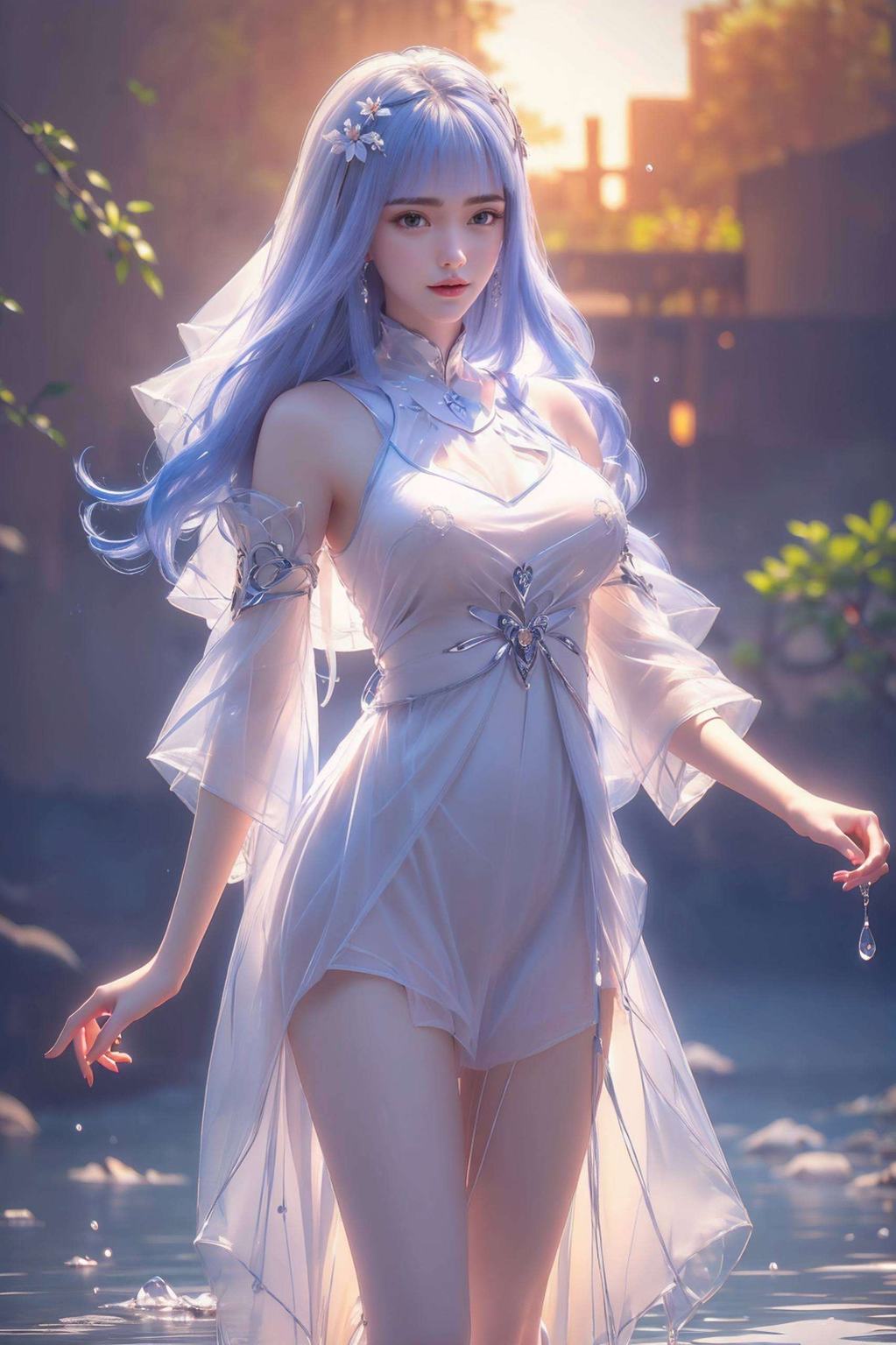 想要一睹芳容？快下载这款宁雨蝶壁纸百炼成神路上的梦幻女神