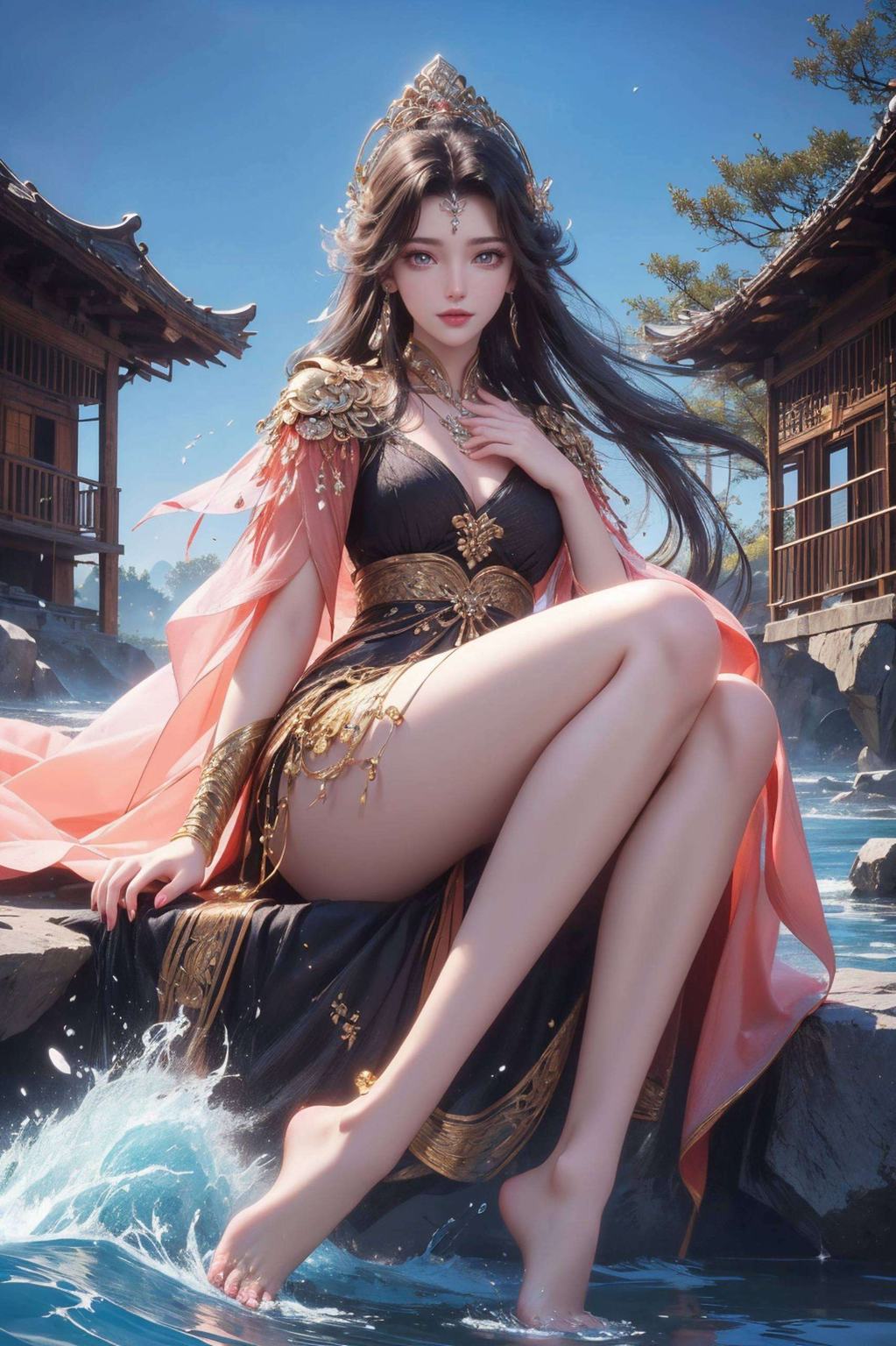 让周紫虹的美貌与智慧同手机相伴！一袭紫衣飘逸