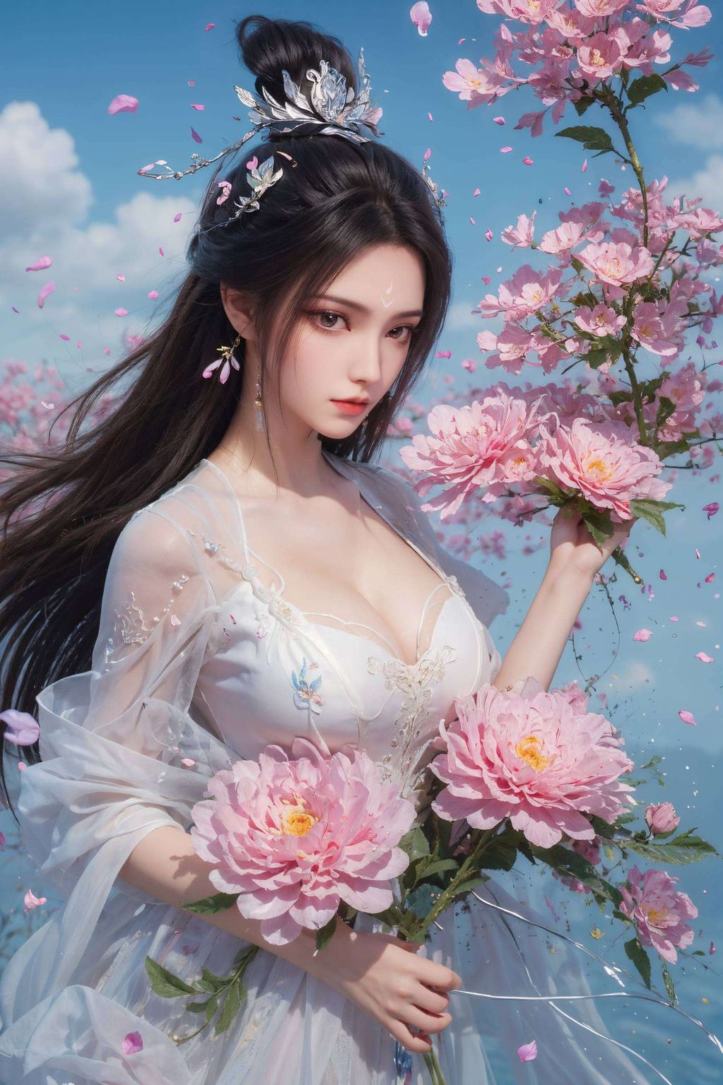 就是那个来自诛仙的冷艳女神——陆雪琪！这可不是普通的静态图片哦这是带入你进入诛仙世界的一扇窗